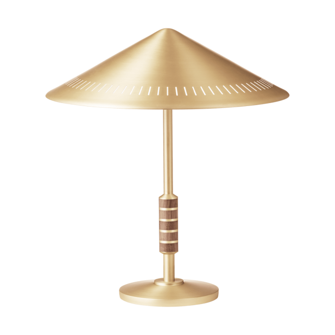 Lyfa governor 405 bordslampa brass-walnut