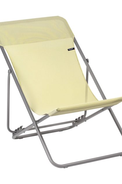 Lafuma maxi transat solstol etamine/gul