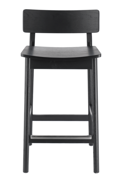 Scandi living horizon barstol 87 cm black brushed oak