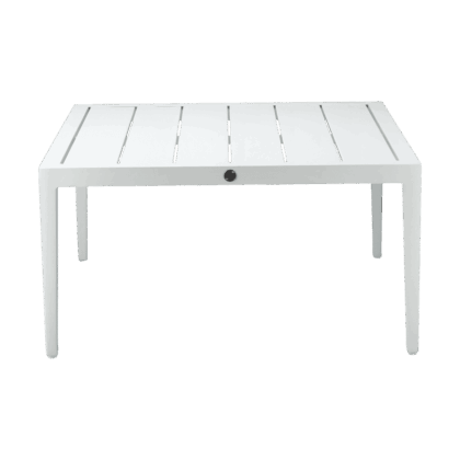 1898 santander soffbord 78x78x40 cm vit aluminium