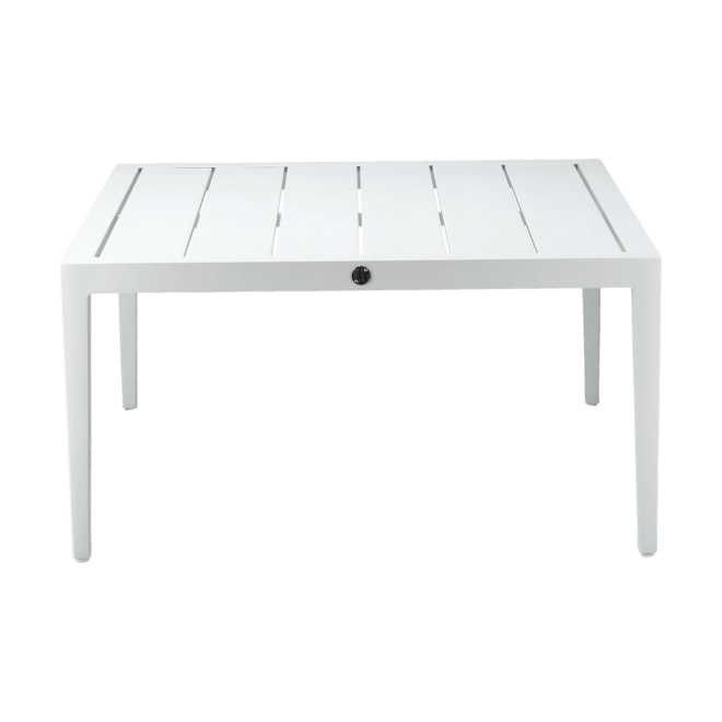 1898 santander soffbord 78x78x40 cm vit aluminium