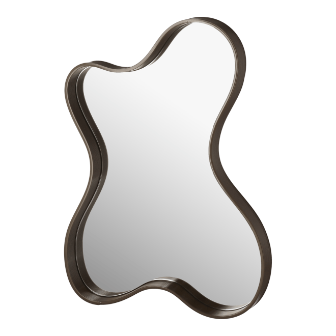 Ekbacken studios pebble spegel small 56x76 cm chocolate