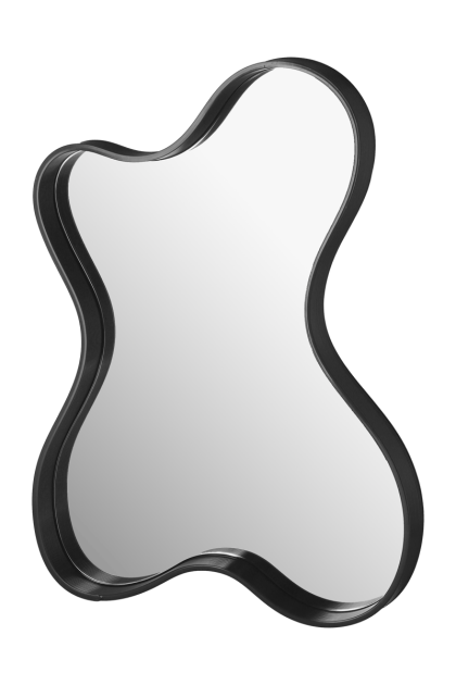 Ekbacken studios pebble spegel small 56x76 cm black