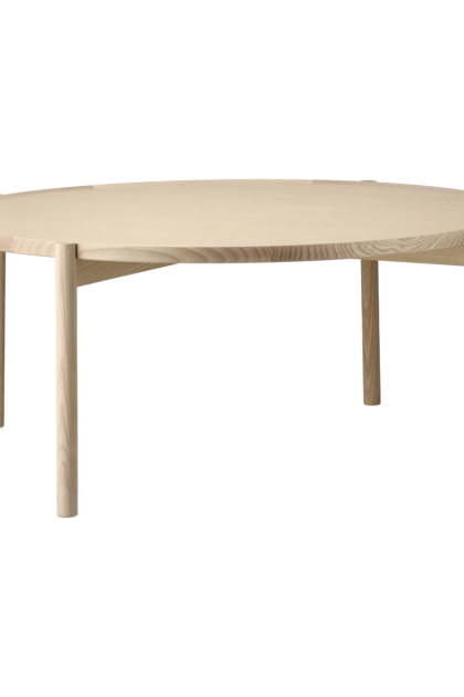Gärsnäs elna soffbord ask-white-Ø90 cm