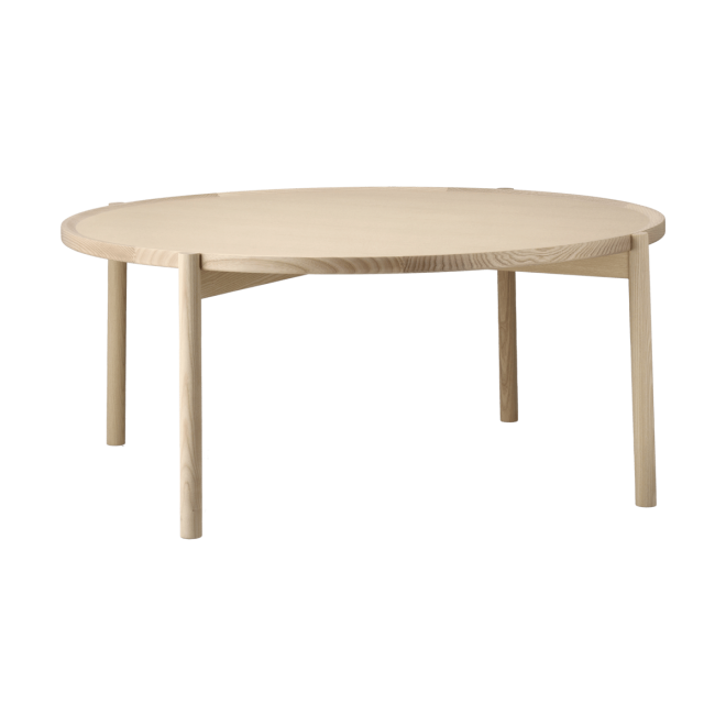 Gärsnäs elna soffbord ask-white-Ø90 cm