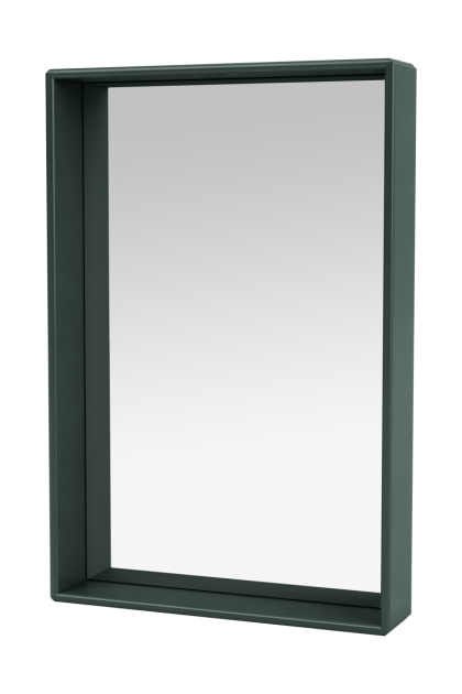 Montana shelfie colour frame spegel 46,8x69,6 cm blackjade