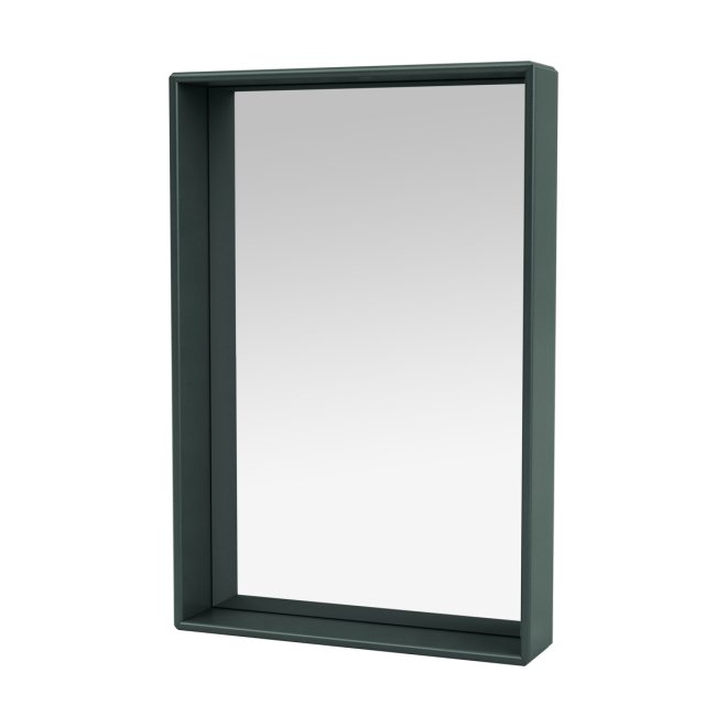 Montana shelfie colour frame spegel 46,8x69,6 cm blackjade