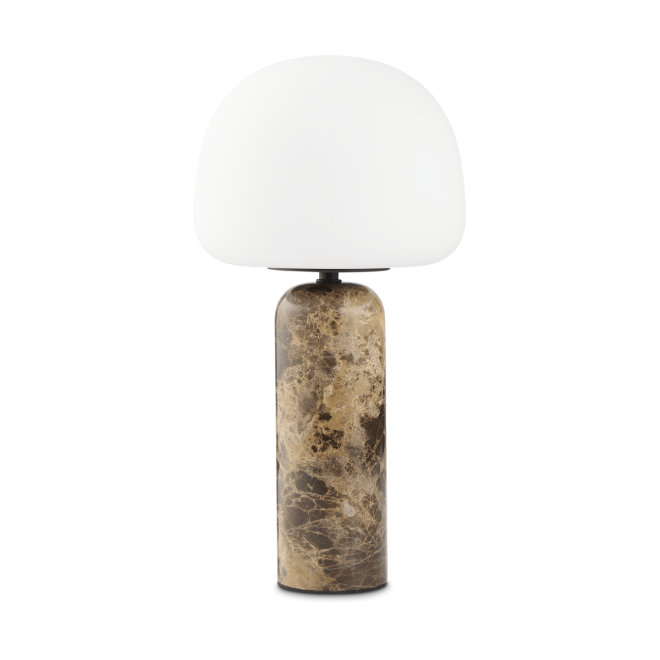 Northern kin bordslampa 40 cm brown marble