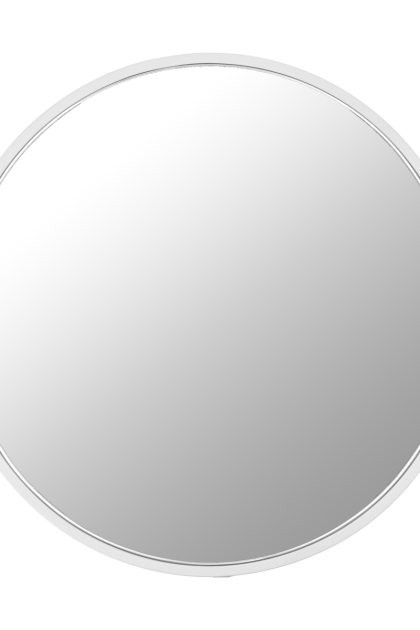 Scandi living sphere spegel Ø60 cm white