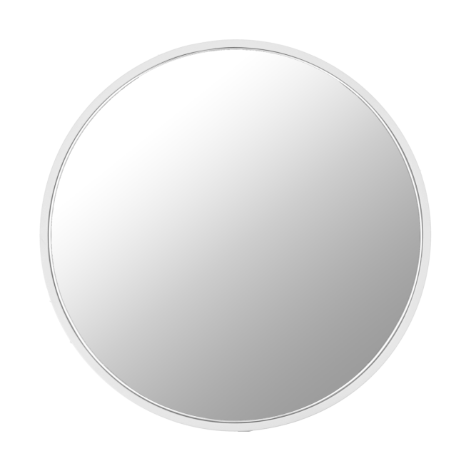 Scandi living sphere spegel Ø60 cm white