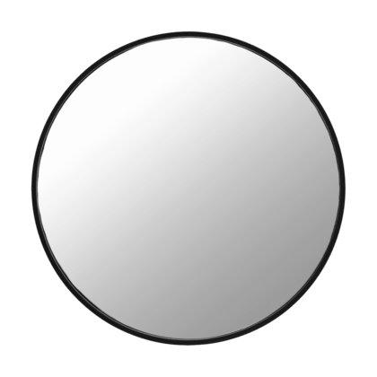 Scandi living sphere spegel Ø80 cm black