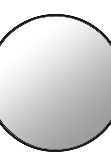 Scandi living sphere spegel Ø80 cm black