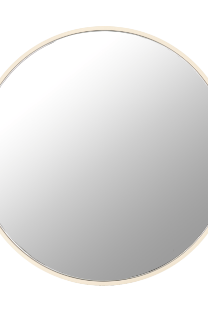 Scandi living sphere spegel Ø80 cm beige