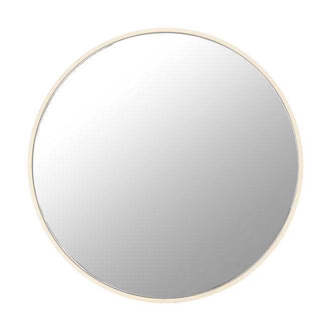 Scandi living sphere spegel Ø80 cm beige