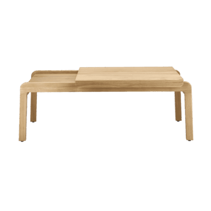1898 knutskog soffbord 115x52x41 cm naturlackad ek