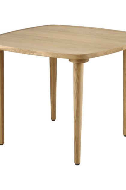 1898 nyhem soffbord 59x59x47 cm naturlackad ek