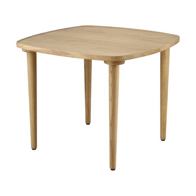 1898 nyhem soffbord 59x59x47 cm naturlackad ek