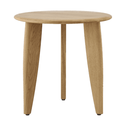 1898 lyckeby soffbord Ø45x44 cm naturlackad ek