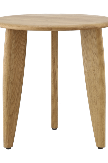 1898 lyckeby soffbord Ø45x44 cm naturlackad ek