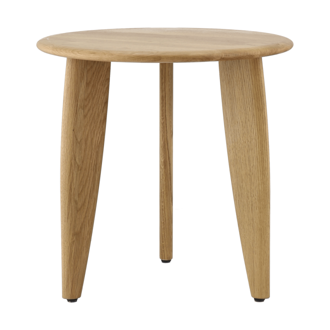 1898 lyckeby soffbord Ø45x44 cm naturlackad ek