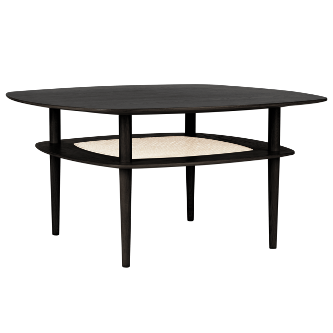 Umage together smooth square soffbord 100x100 cm black oak