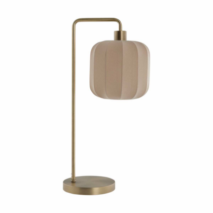 Lene bjerre sashie bordslampa h58 cm linen-light gold