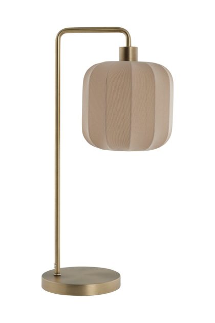 Lene bjerre sashie bordslampa h58 cm linen-light gold