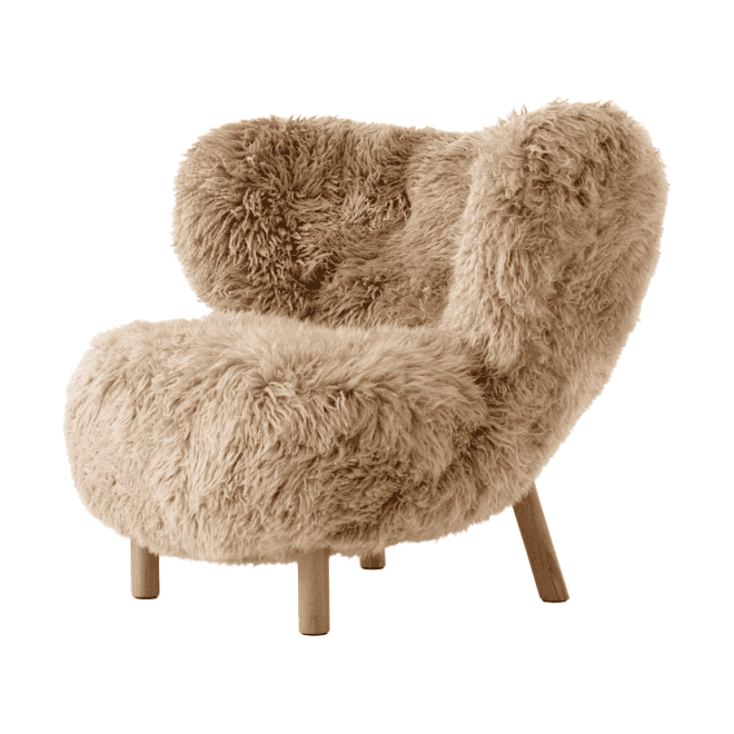 &tradition little petra vb1 fåtölj oljad ek-sheepskin honey