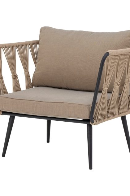 Bloomingville pavone loungestol brown