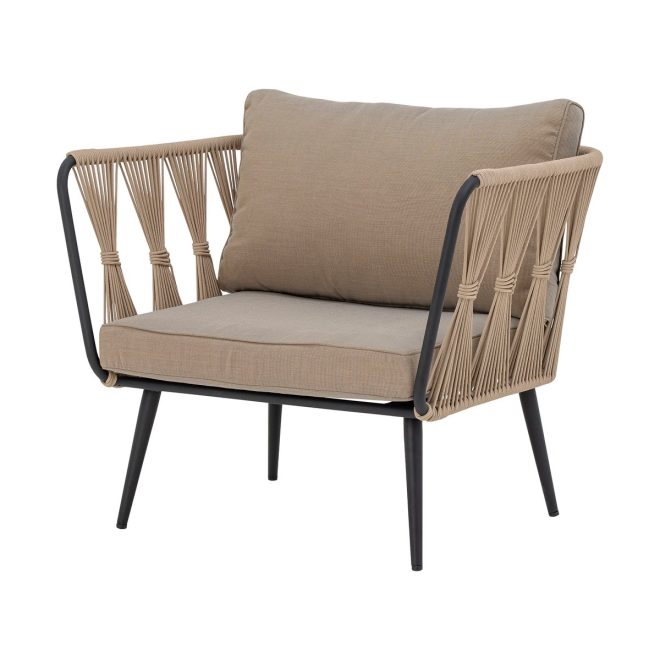 Bloomingville pavone loungestol brown