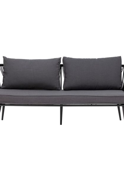 Bloomingville pavone soffa 2,5-sits black