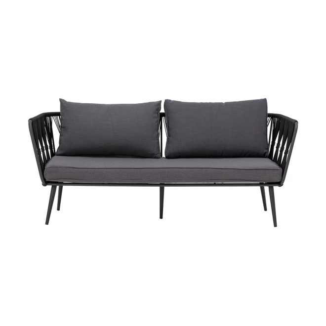 Bloomingville pavone soffa 2,5-sits black