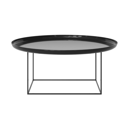 Norr11 duke soffbord large lacquered obsidian