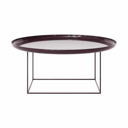 Norr11 duke soffbord large lacquered maroon