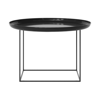 Norr11 duke soffbord medium lacquered obsidian