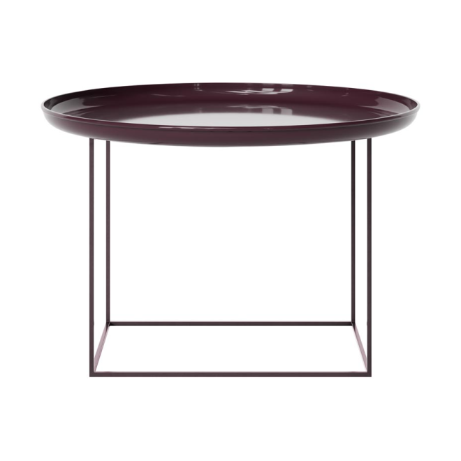 Norr11 duke soffbord medium lacquered maroon