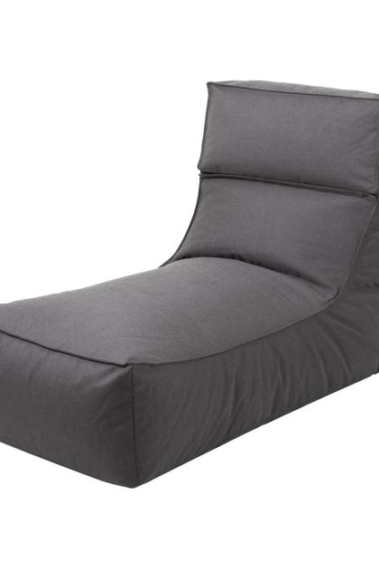 Blomus stay loungefåtölj sittpuff 60x120 cm coal