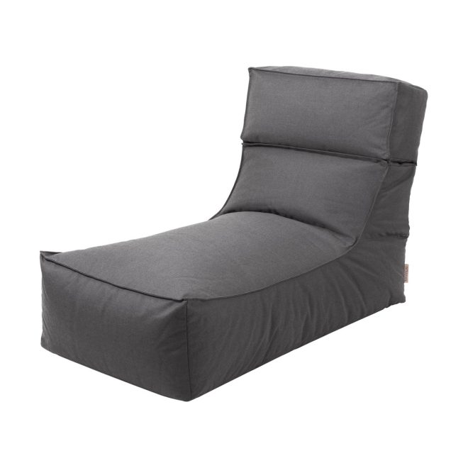 Blomus stay loungefåtölj sittpuff 60x120 cm coal