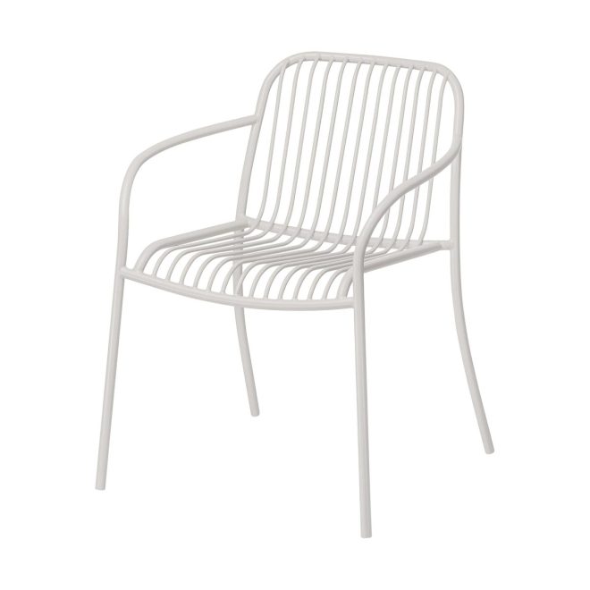 Blomus yua wire armchair fåtölj silk grey