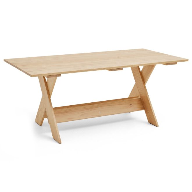 Hay crate dining table bord 180x89,5 cm lackad furu klar
