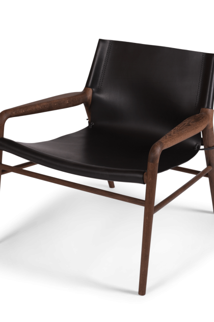 Ox denmarq rama chair fåtölj rökt ek black
