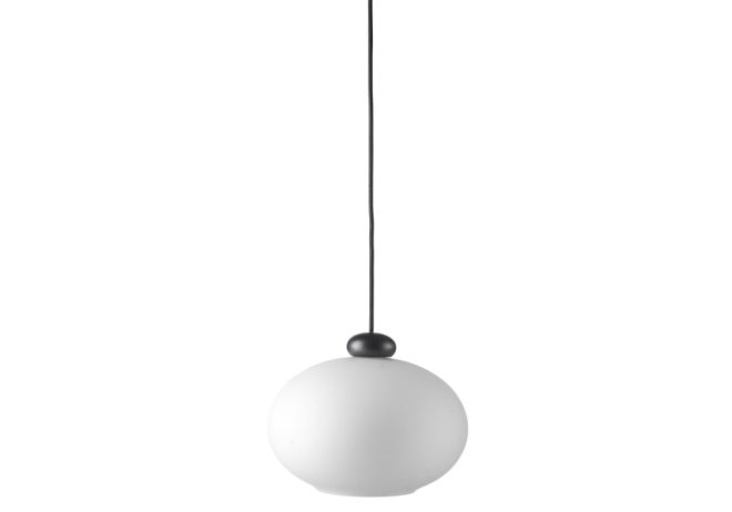 Fdb møbler u2 hiti pendel opal-oak black painted