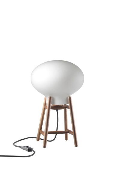 Fdb møbler u4 hiti bordslampa opal-walnut nature lacquered