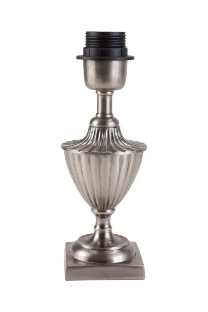 Pr home pollino lampfot 24 cm antiksilver
