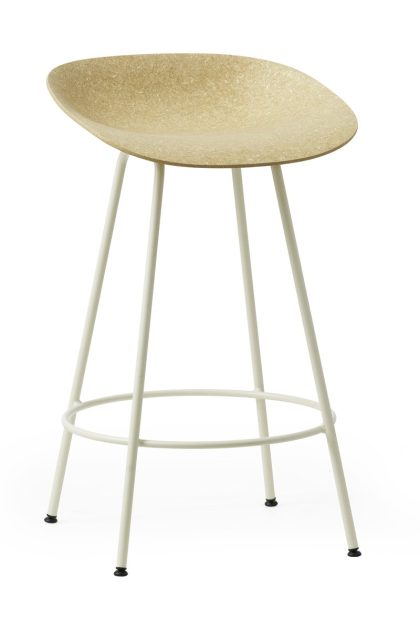 Normann copenhagen mat barstool barpall 65 cm hemp-cream steel