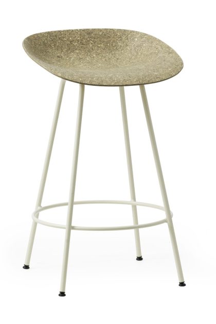 Normann copenhagen mat barstool barpall 65 cm seaweed-cream steel