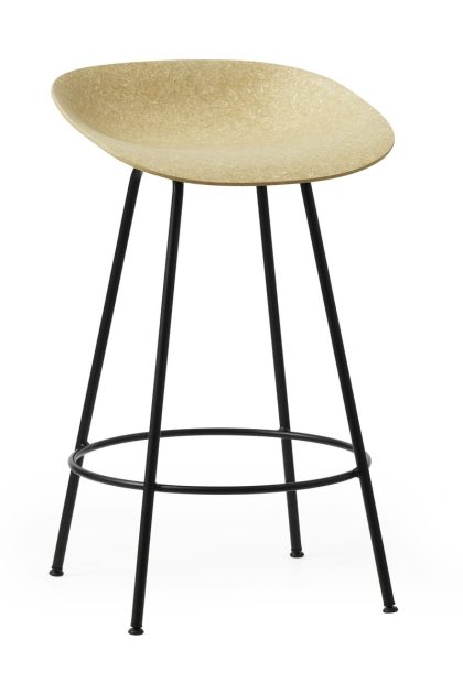 Normann copenhagen mat barstool barpall 65 cm hemp-black steel