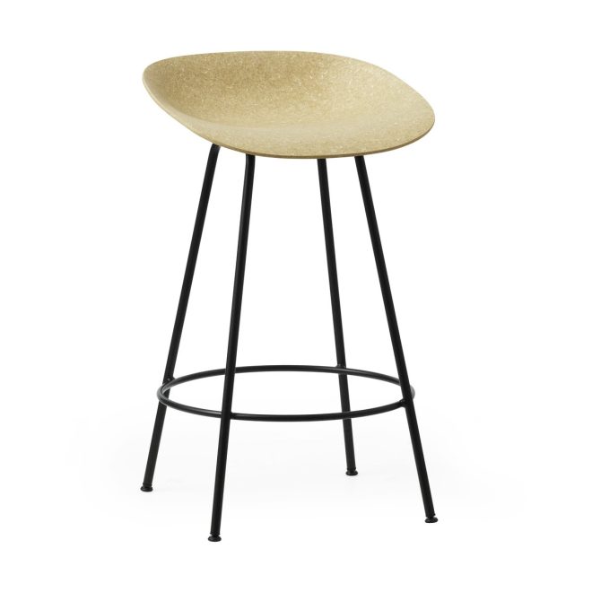 Normann copenhagen mat barstool barpall 65 cm hemp-black steel