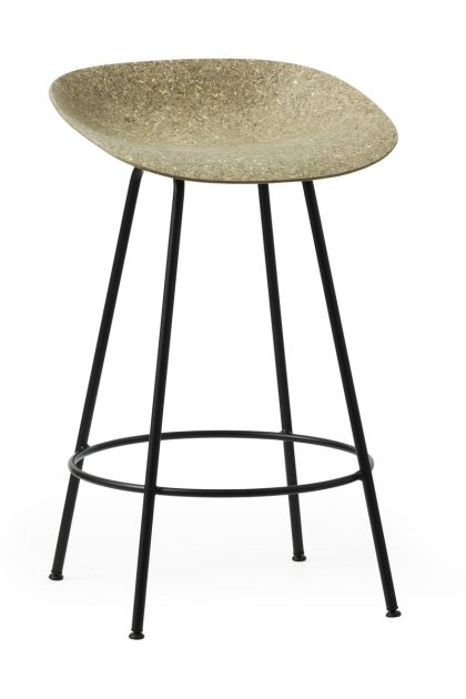 Normann copenhagen mat barstool barpall 65 cm seaweed-black steel