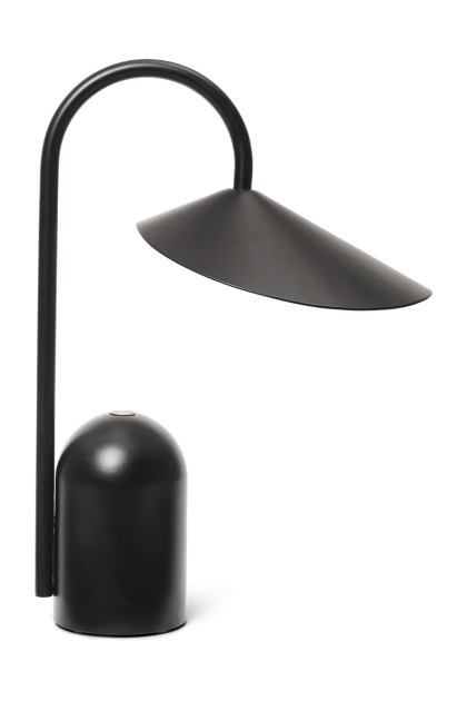 Ferm living arum portabel lampa black